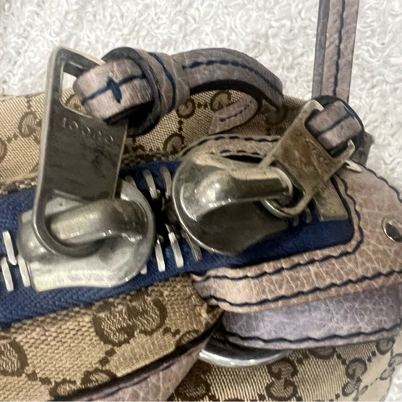 Gucci Bamboo Bar Shoulder Bag GG Canvas - Picture 11 of 16